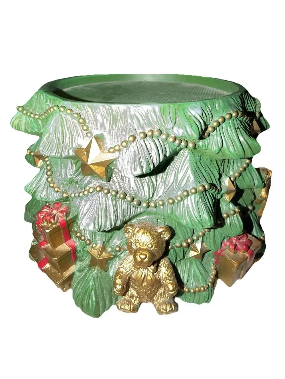 Homeworx by Harry Slatkin Christmas Tree Candle Holder Pedestal Jar Toy Soldier
